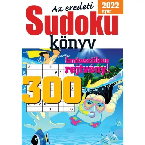 Az eredeti SUDOKU KÖNYV 2022 nyár