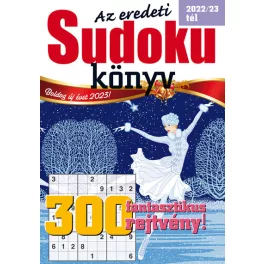 Az eredeti SUDOKU KÖNYV 2022 tél