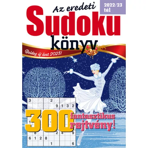 Az eredeti SUDOKU KÖNYV 2022 tél