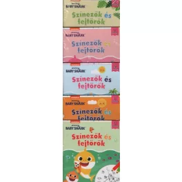 BABY SHARK: Színezők és fejtörők - 5 minikönyv
