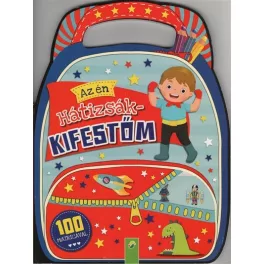 Az én hátizsák-kifestőm - 100 matricával (kék)