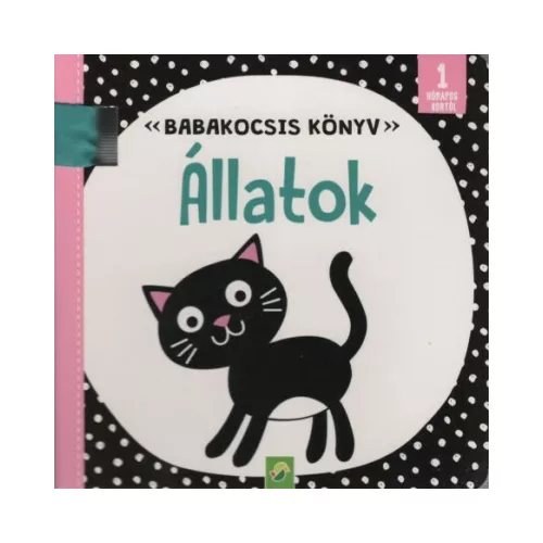 Állatok - Babakocsis könyv - 1 hónapos kortól