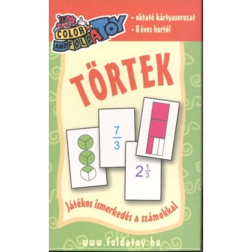 Törtek /Oktató kártyasorozat