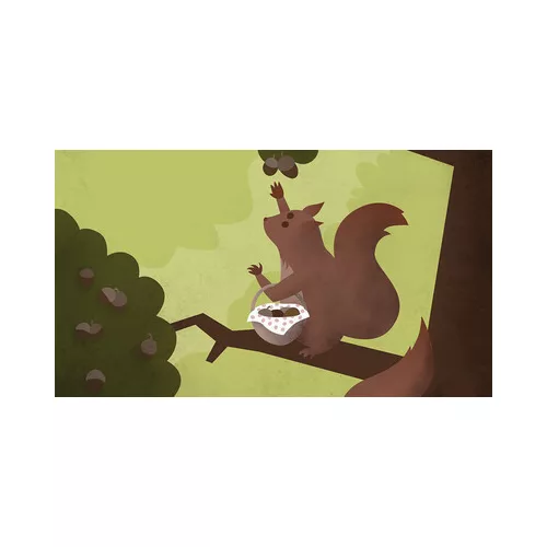 A mókus, a malac, a medve és a pöfeteg - Diafilm