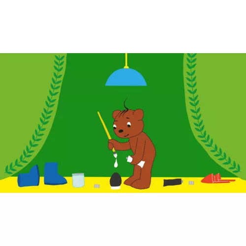 Boribon tojást fest /Diafilm