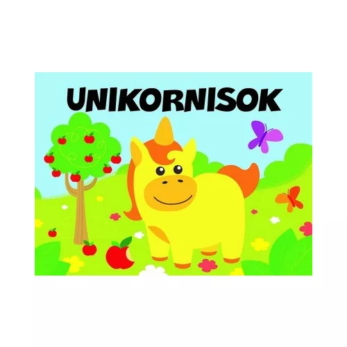 Unikornisok - Pancsolókönyv szivaccsal