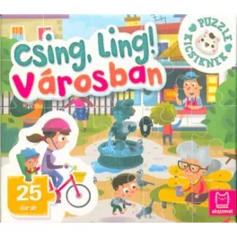 Puzzle kicsiknek - Csing, ling! Városban