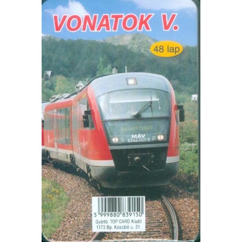 Vonatok V. - 48 lapos kártya