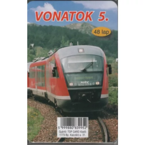 Vonatok 5. - 48 lapos kártya (új kiadás)