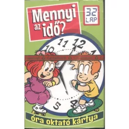 Mennyi az idő? /Óra oktató kártya