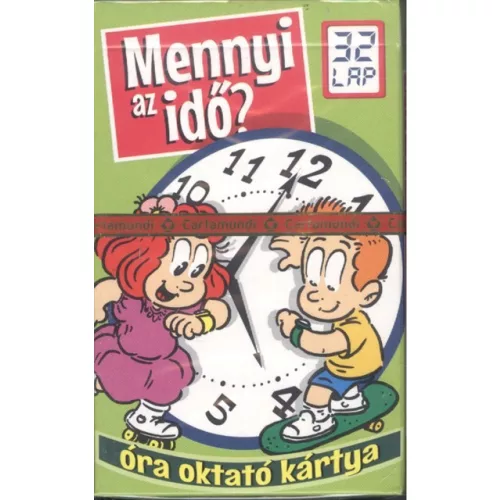 Mennyi az idő? /Óra oktató kártya