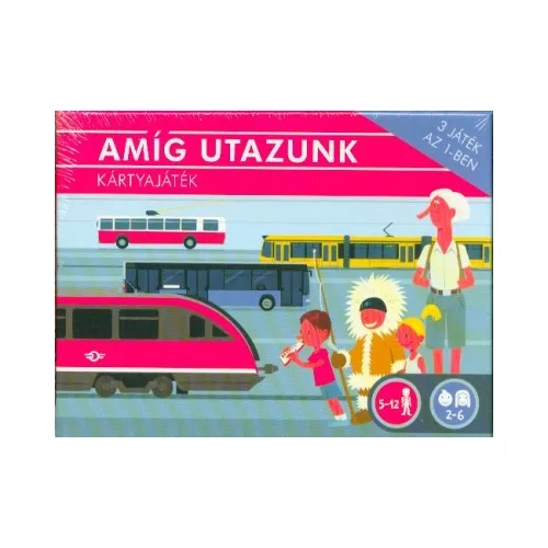 Amíg utazunk - Kártyajáték /3 játék az 1-ben