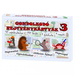   Gondolkodó rejtvénykártyák 3. - Megnevettet - elgondolkodtat - játékosan fejleszt - megmozgat