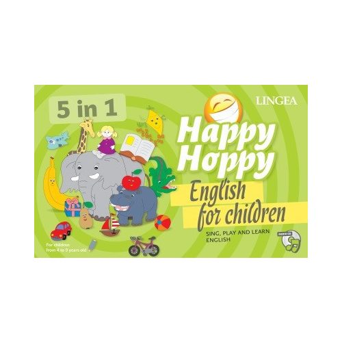 Happy Hoppy társasjáték - Sing, Play and Learn English /English for Children