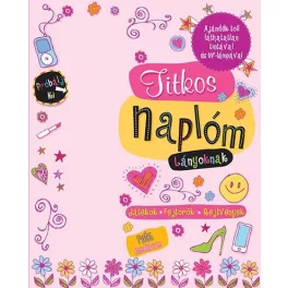   Titkos naplóm - lányoknak /Ajándék toll láthatatlan tintával és uv-lámpával