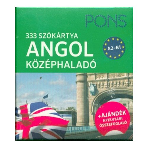 PONS Szókártyák - Angol középhaladó 333 Szó