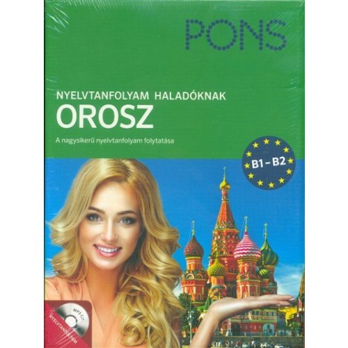 PONS - Nyelvtanfolyam haladóknak - Orosz (könyv+CD) - B1-B2