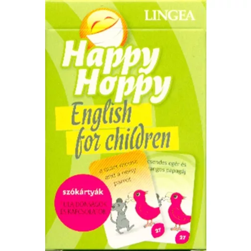 Happy Hoppy szókártyák - Tulajdonságok és kapcsolatok /English for Children