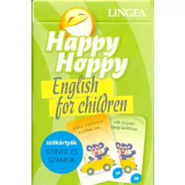   Happy Hoppy szókártyák - Színek és számok /English for Children