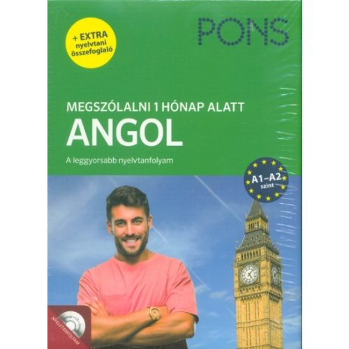 PONS Megszólalni 1 hónap alatt - Angol (könyv + CD+online) - A leggyorsabb nyelvtanfolyam