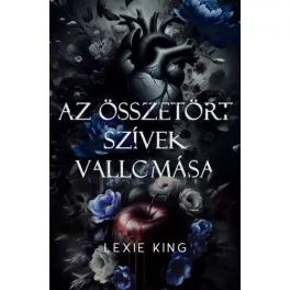   Az összetört szívek vallomása - Fekete szív 2. (éldekorált)