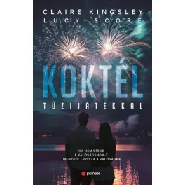 Koktél tűzijátékkal (éldekorált)