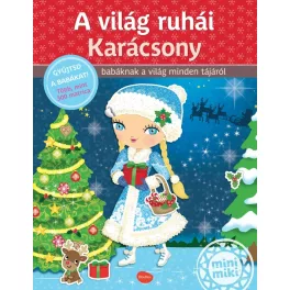 A világ ruhái KARÁCSONY - Matricás könyv §K