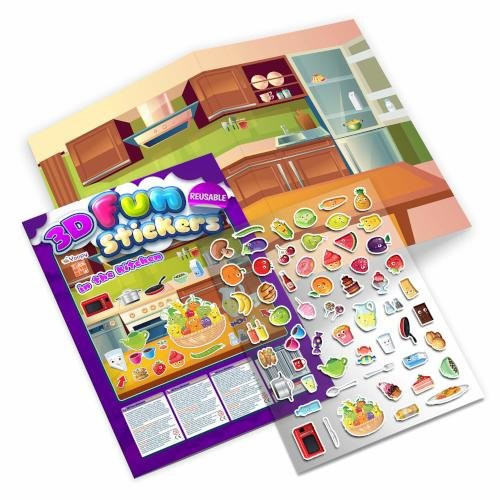 3D Fun Stickers - In the Kitchen