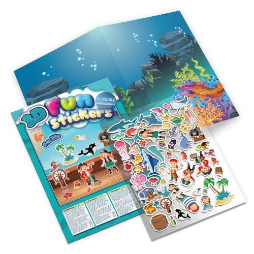 3D Fun Stickers - Sea Life