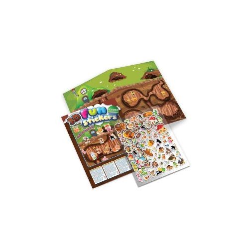 3D Fun Stickers - Under the Ground