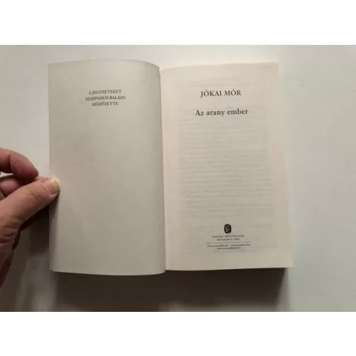 Az arany ember - Európa diákkönyvtár
