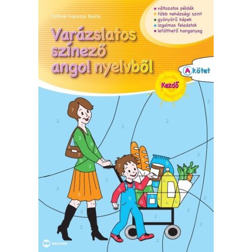 Varázslatos színező angol nyelvből - Kezdő - A kötet