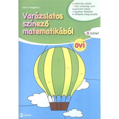 Varázslatos színező matematikából - ovi (b. kötet)