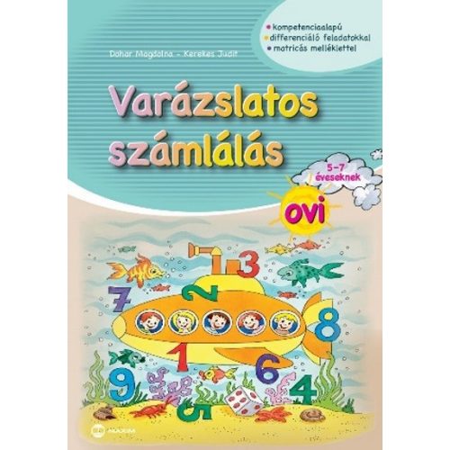 Varázslatos számlálás ovi 5-7 éveseknek /Matricás melléklettel