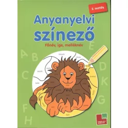 Anyanyelvi színező 2. osztály /Főnév, ige, melléknév
