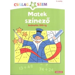 Matek színező: Számolás 100-ig /Csillagszem 2. osztály