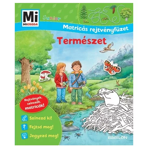 Természet - Mi MICSODA Junior matricás rejtvényfüzet