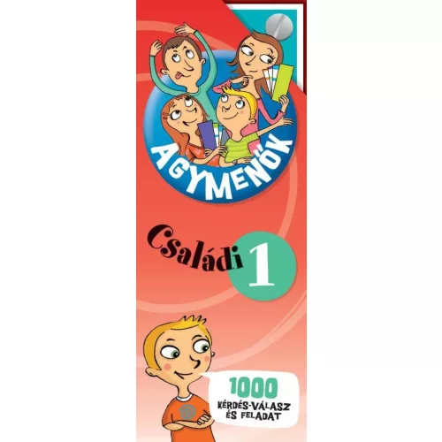 Agymenők: Családi kártyacsomag 1 - 1000 érdekes kérdés, válasz és szórakoztató feladat az egész családnak