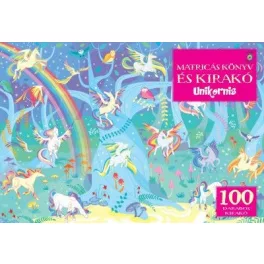   Unikornis - Matricás könyv és kirakó /100 darabos kirakóval