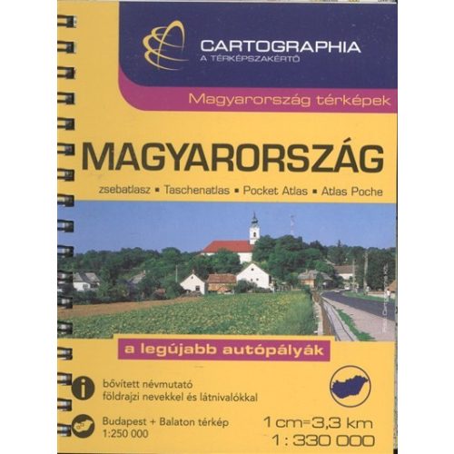 Magyarország zsebatlasz (1:330 000) /Magyarország térképek