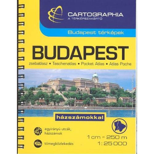 Budapest zsebatlasz (1:25 000) /Budapest térképek