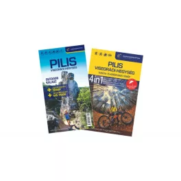   Pilis, Visegrádi-hegység - 4in1 outdoor kalauz és turista-kerékpáros és lovas térkép