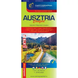 Ausztria - Comfort autótérkép (új kiadás, 2021)