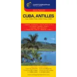 Kuba, Antillák térkép (1:2 500 000) /World Travel Map