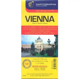 Bécs /Vienna térkép 1:17000 €