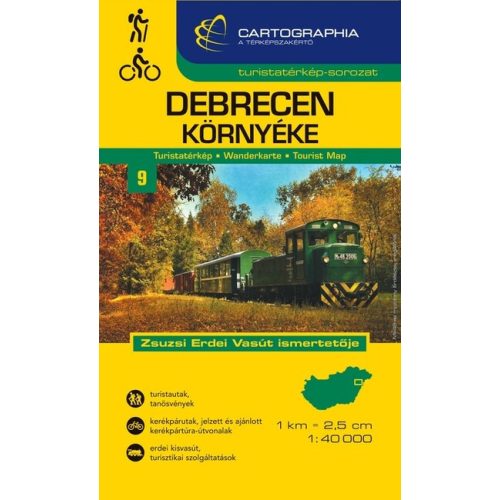 Debrecen környéke - Turistatérkép-sorozat 9.