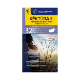   KÉKTÚRA II. - Dunántúl, Nyugat-Magyarország, Visegrád-Írott-kő - Turistatérkép szett