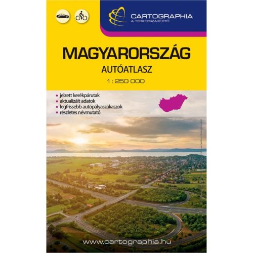 Magyarország autóatlasz (1:250.000) kicsi "SC" 2023