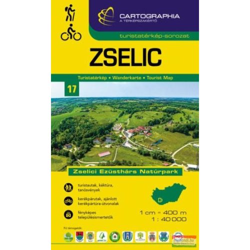 Zselic turistatérkép 1:40 000 2023