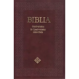   Biblia - Ószövetségi és Újszövetségi Szentírás - Kicsi /Keménytáblás - bordó, fekete (katolikus fordítás)